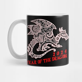 2024 Year of the Dragon, Hello 2024, Year of the Dragon 2024, Happy New Year 2024 Mug